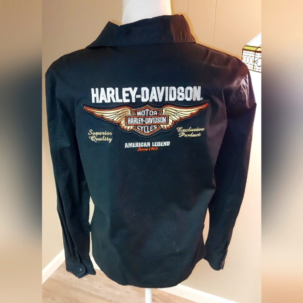 Harley Davidson button up
